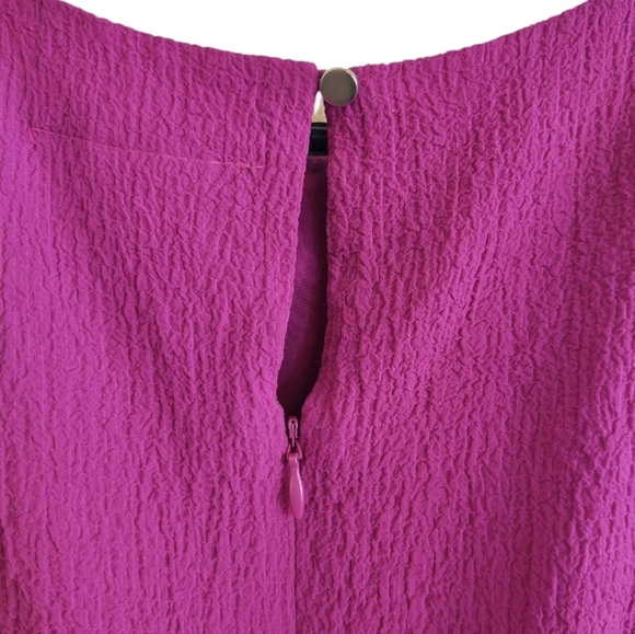 Grayson Magenta Cap Sleeve Shorts Romper Fully Lined Elastic & Tie Waist Size S - Picture 10 of 12